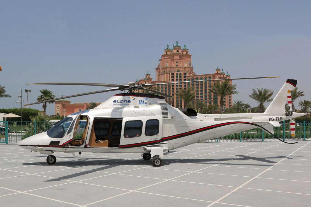 helicopter rides Atlantis the palm