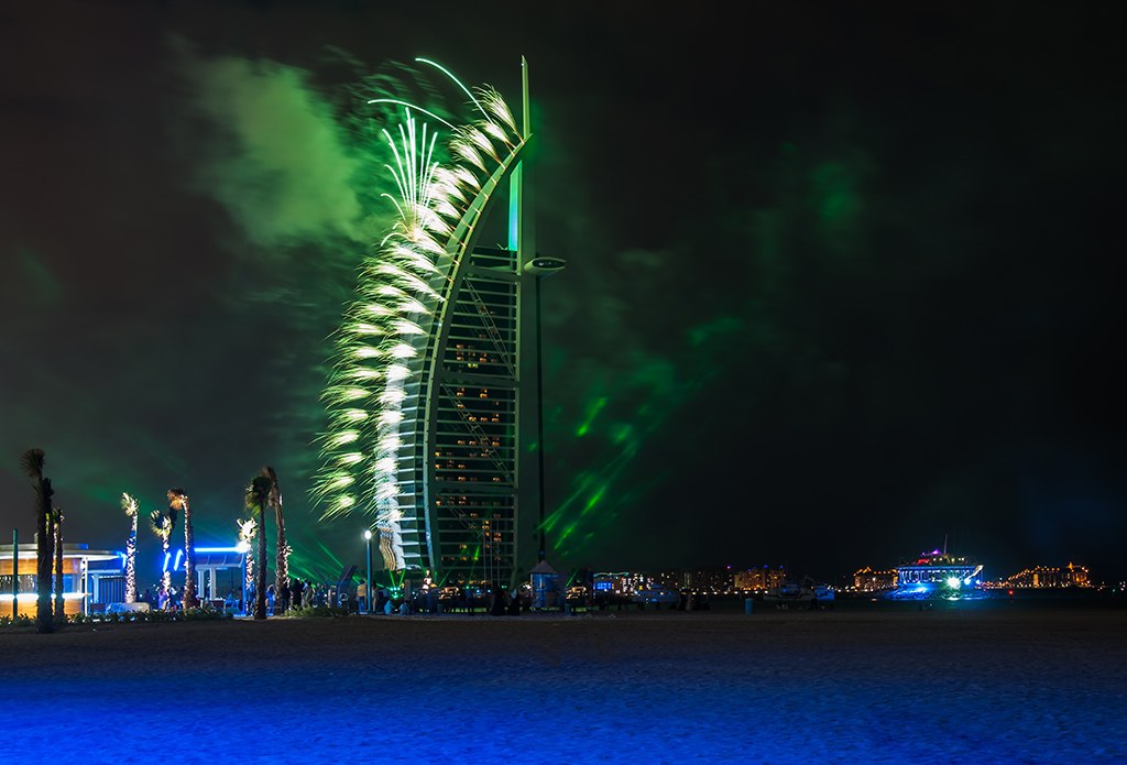 Burj Al Arab Fireworks