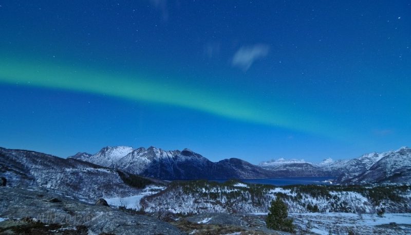 lights sparkling in bodo Norway