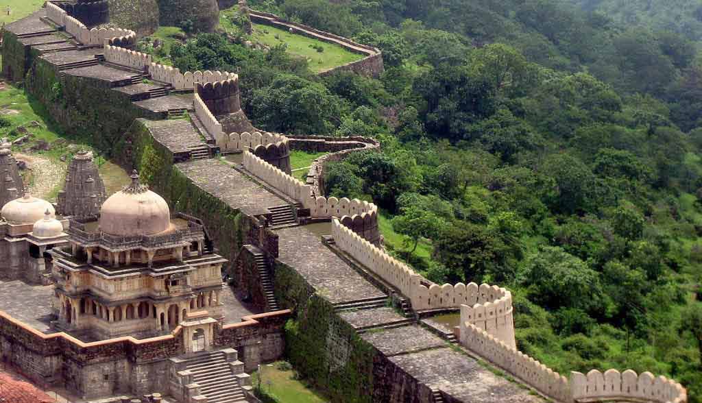 Great wall of India Kumbhalgarh Fort