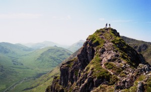 Aonach Eagach Ridge in Scotland