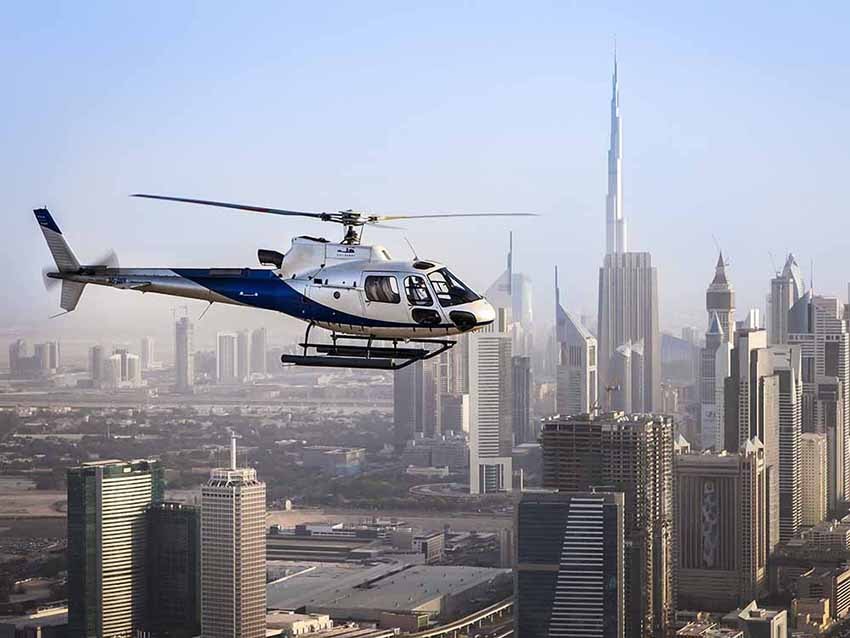 helicopter ride, burj khalifa