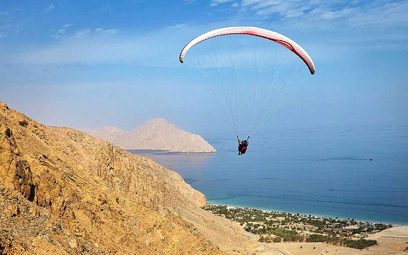 Paragliding Adventure Over Zighy Bay