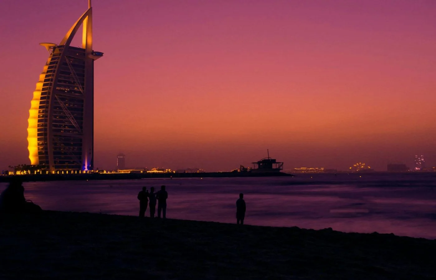 Burj Al Arab During Sunset