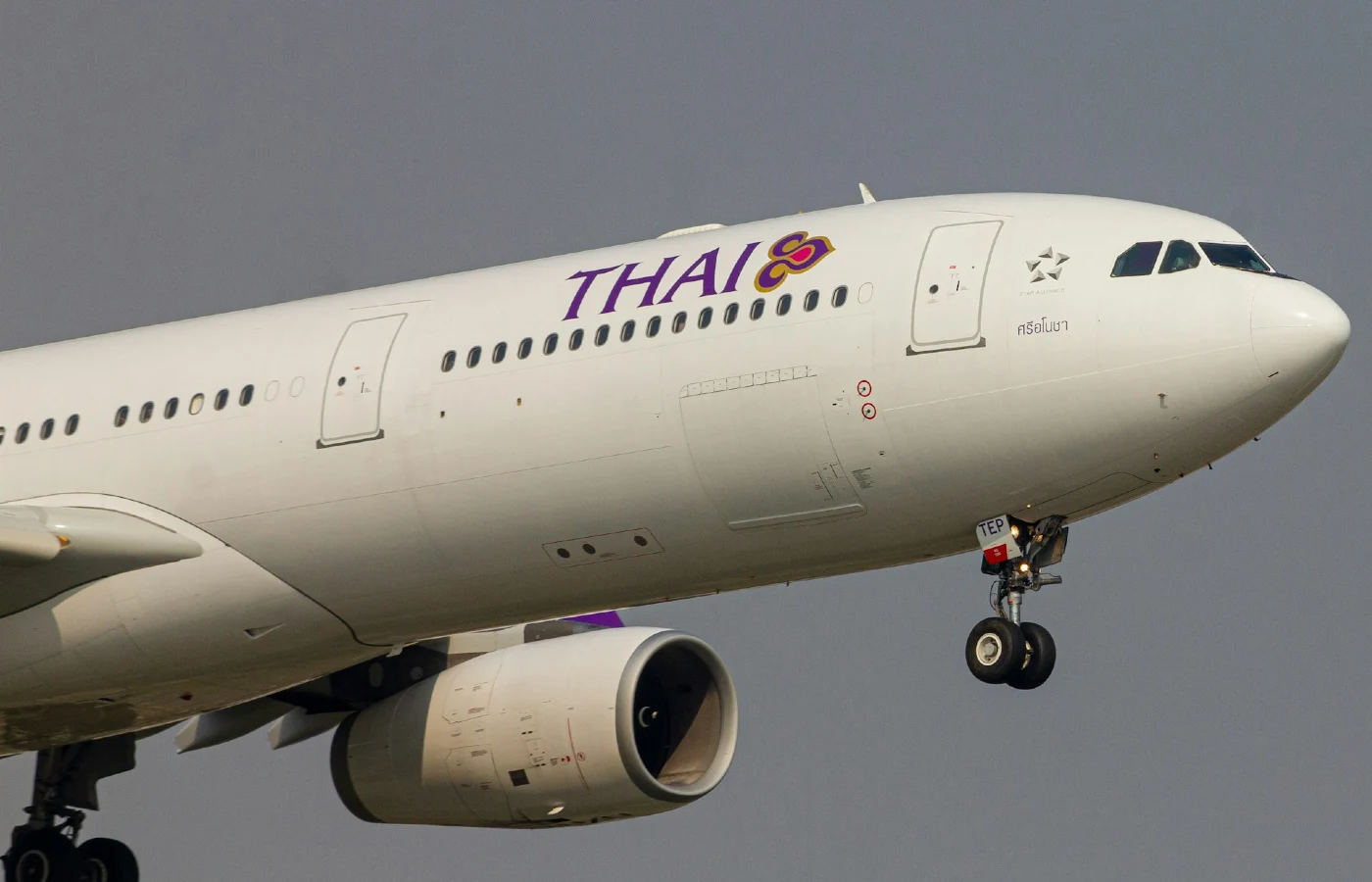 thai airlines plane