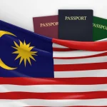 Different passport with Malaysia Flag