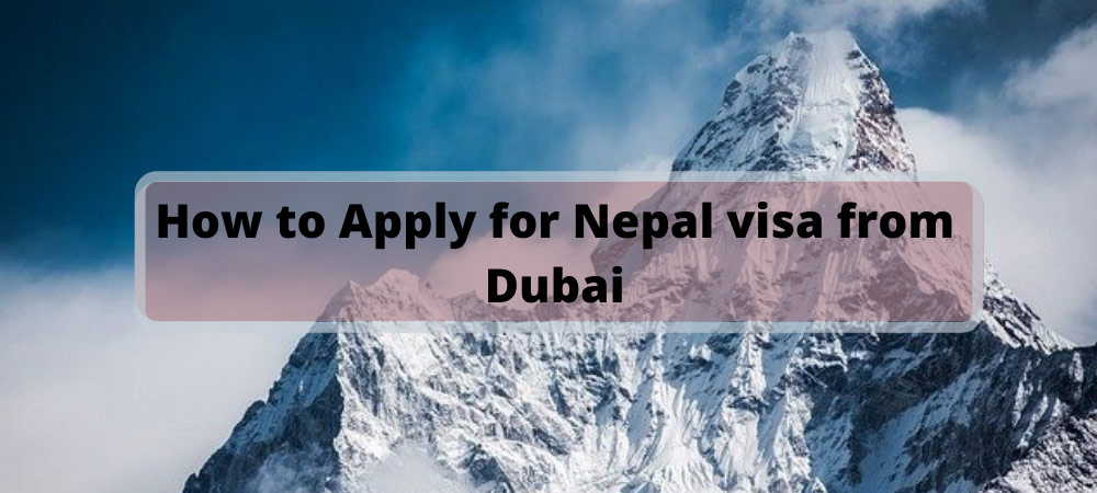 visit visa from nepal to dubai