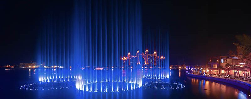 The Palm Jumeirah Fountain 