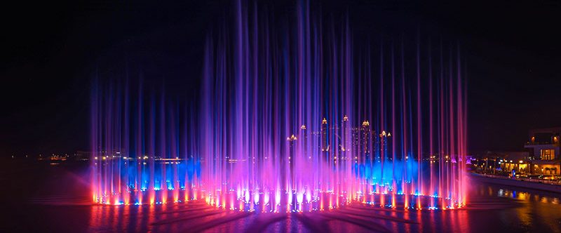The world's largest fountain show