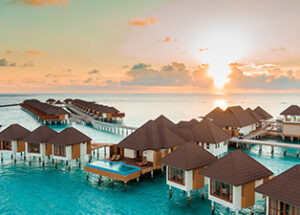 Arial view of Maldives