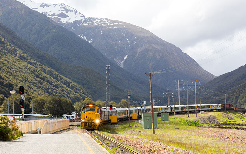 Tranzalpine Rail New Zealand