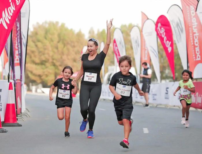 Community Run at Ripe Market in Dubai.