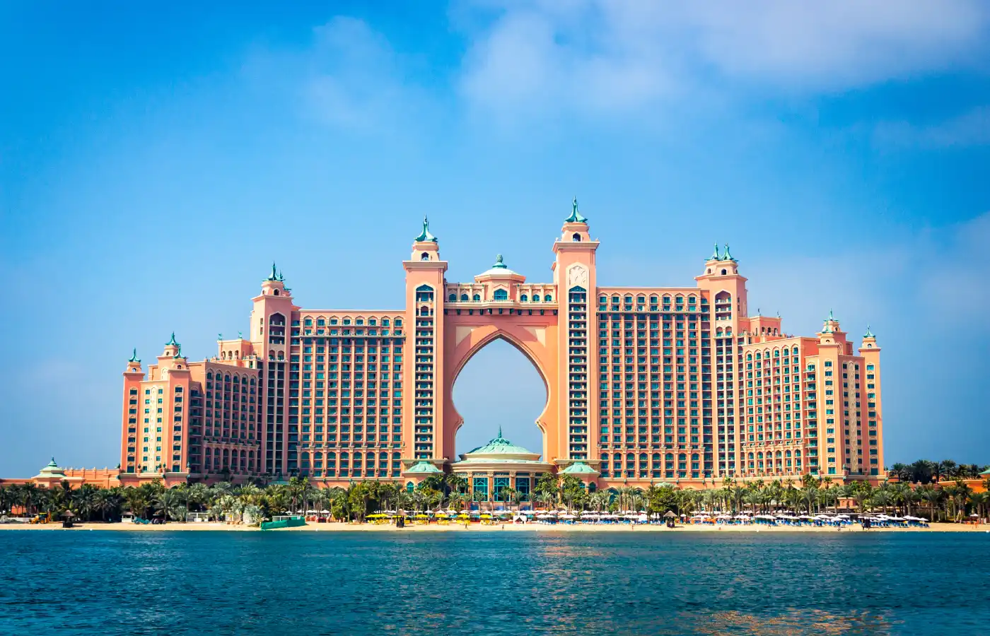 Atlantis Hotel in the Palm Islands.