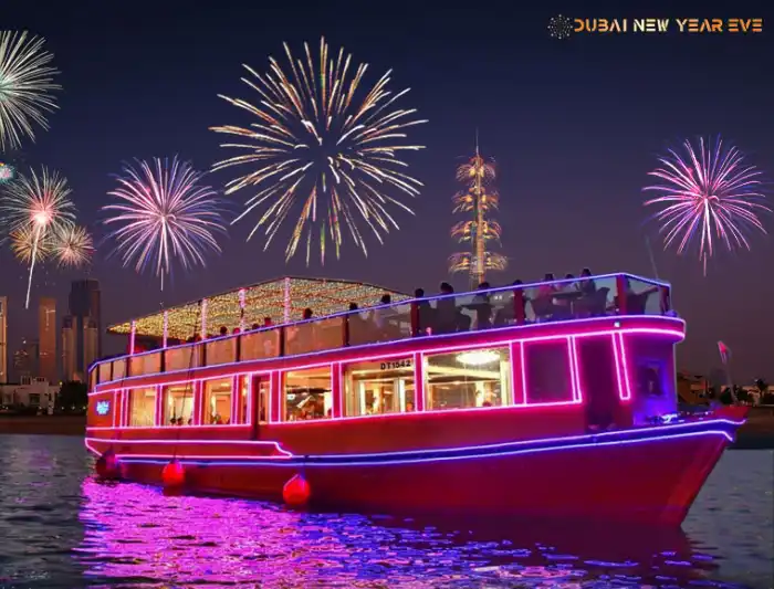 New Year’s Eve Party Cruise at Dubai Marina .