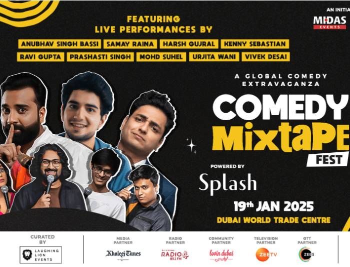 Comedy Mixtape Fest in Dubai.