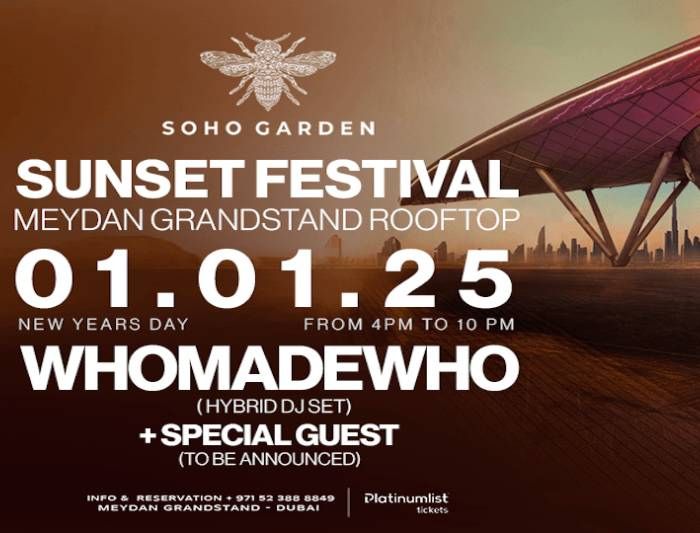 Soho Garden Sunset Festival in Dubai