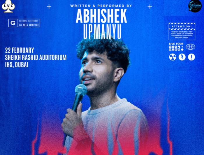 Abhishek Upamanyu Live in Dubai.