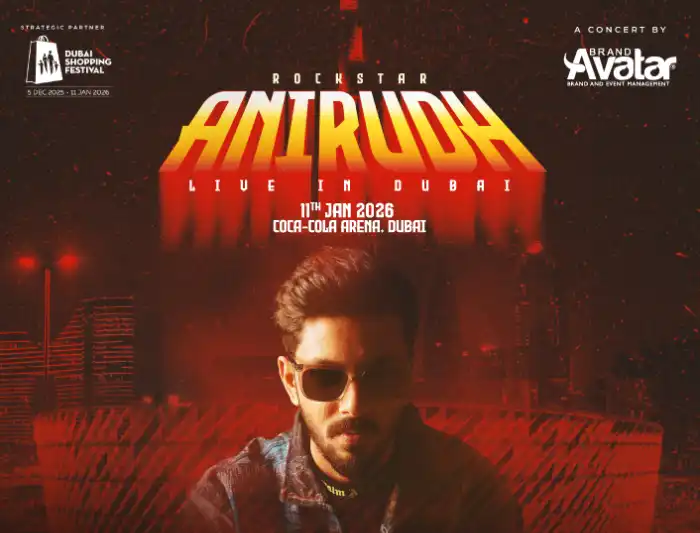 Anirudh Live in Dubai 2026.
