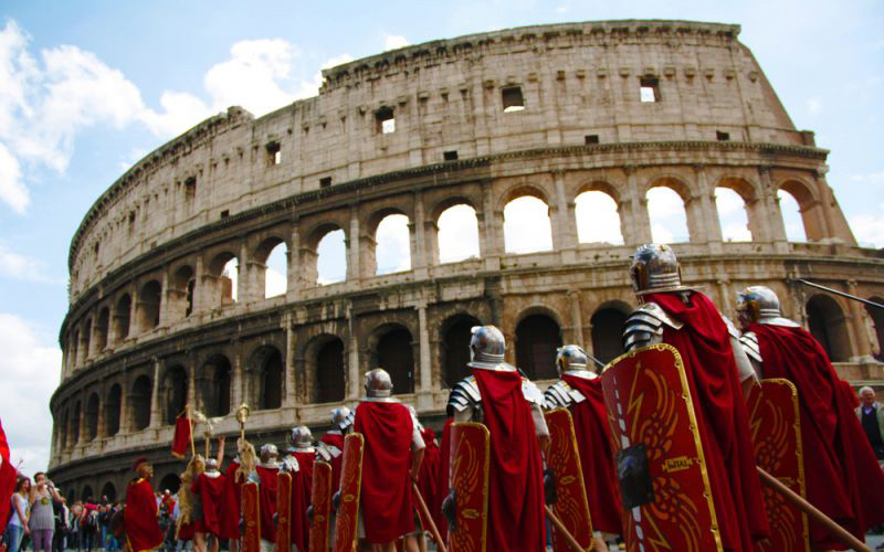 Birthday of Rome Italy