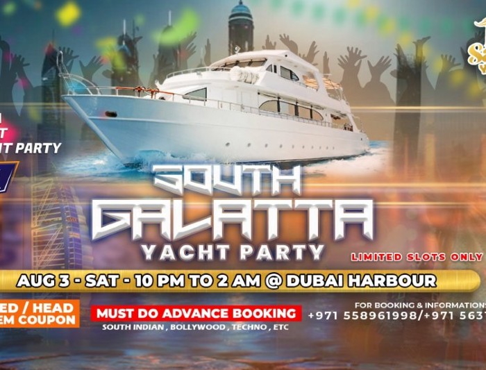 Desi Saturday Yacht Party @Dubai Marina