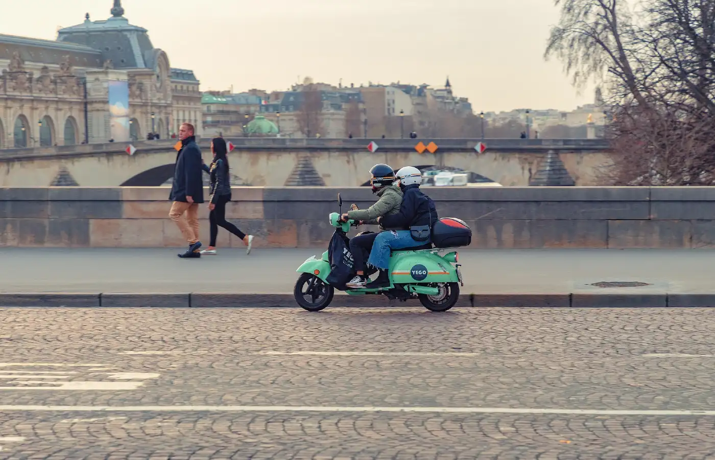 scooter on France street