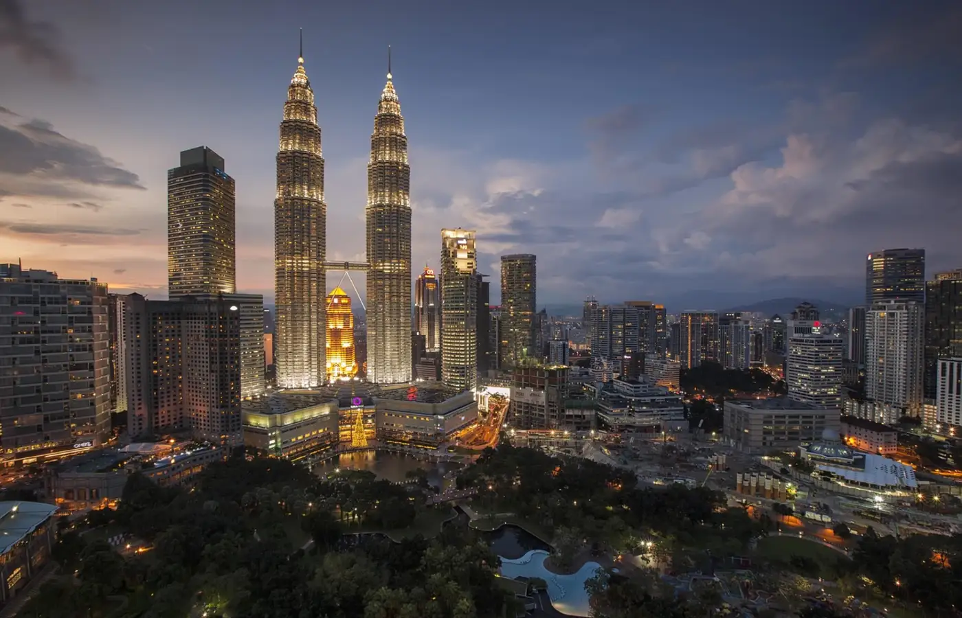 Malaysia skyline view