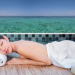 Woman enjoying spa at a luxury resort in Thailand.