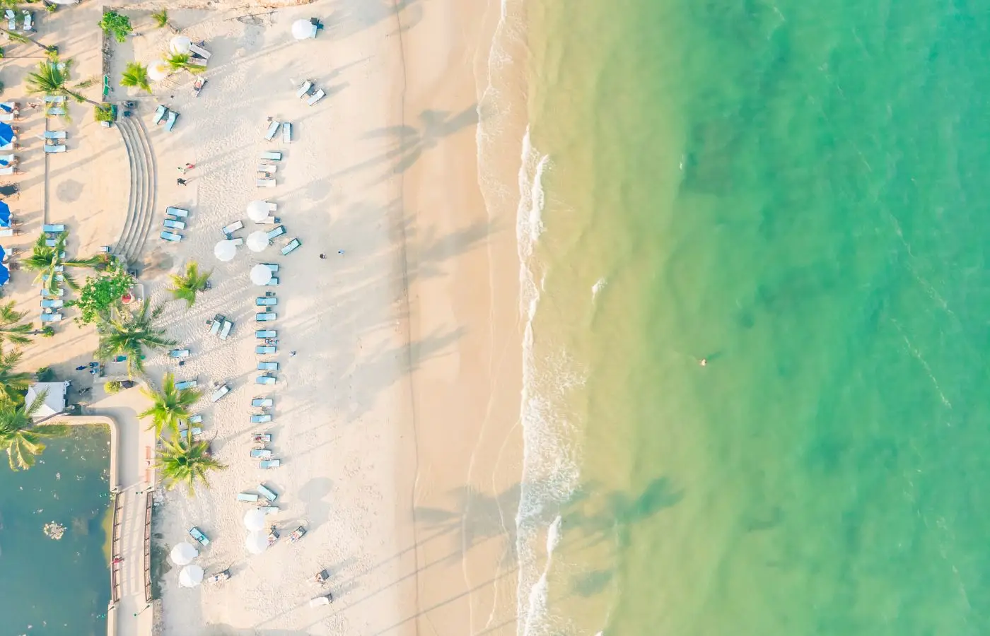 Abu Dhabi, Sir Bani Yas island. Sea beach, United Arab Emirates (UAE).