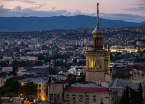 Scenic view of Georgia city.