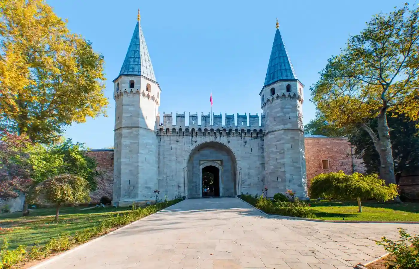 Entrance of the Topkapi palace, Istanbul.