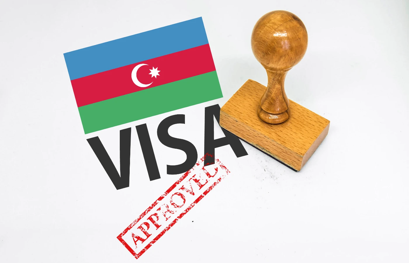 Azerbaijan visa approved stamped