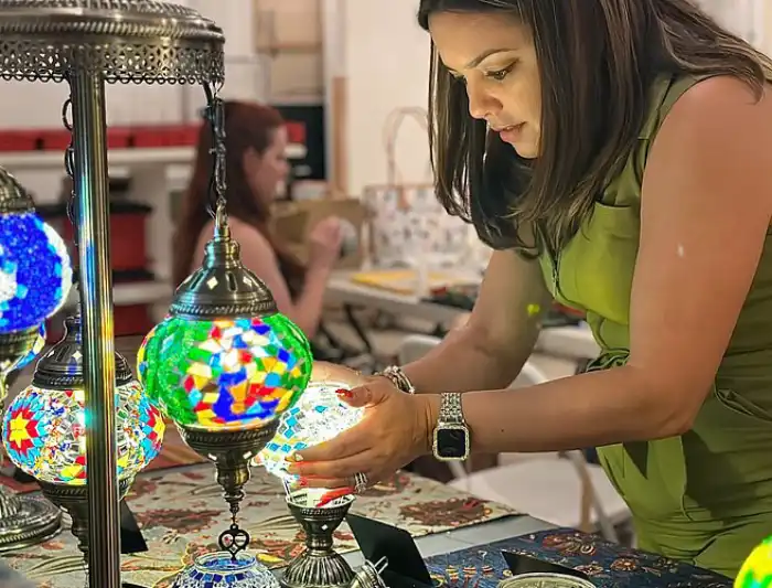 Mosaic Lamp Workshop in Dubai