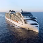 MSC Ship Cruise in Sea water