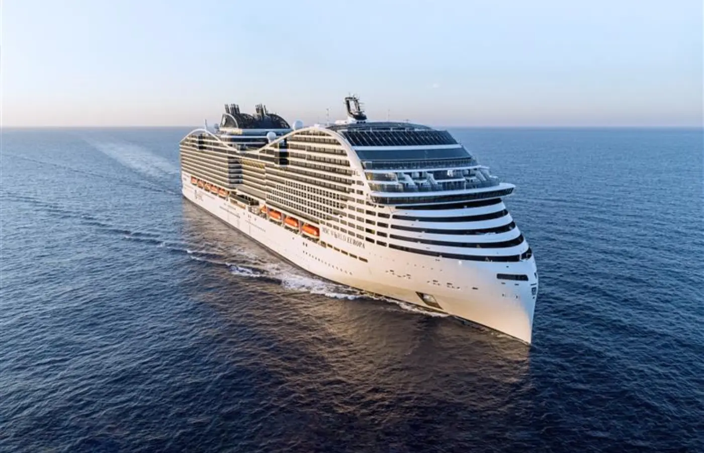 MSC Ship Cruise in Sea water