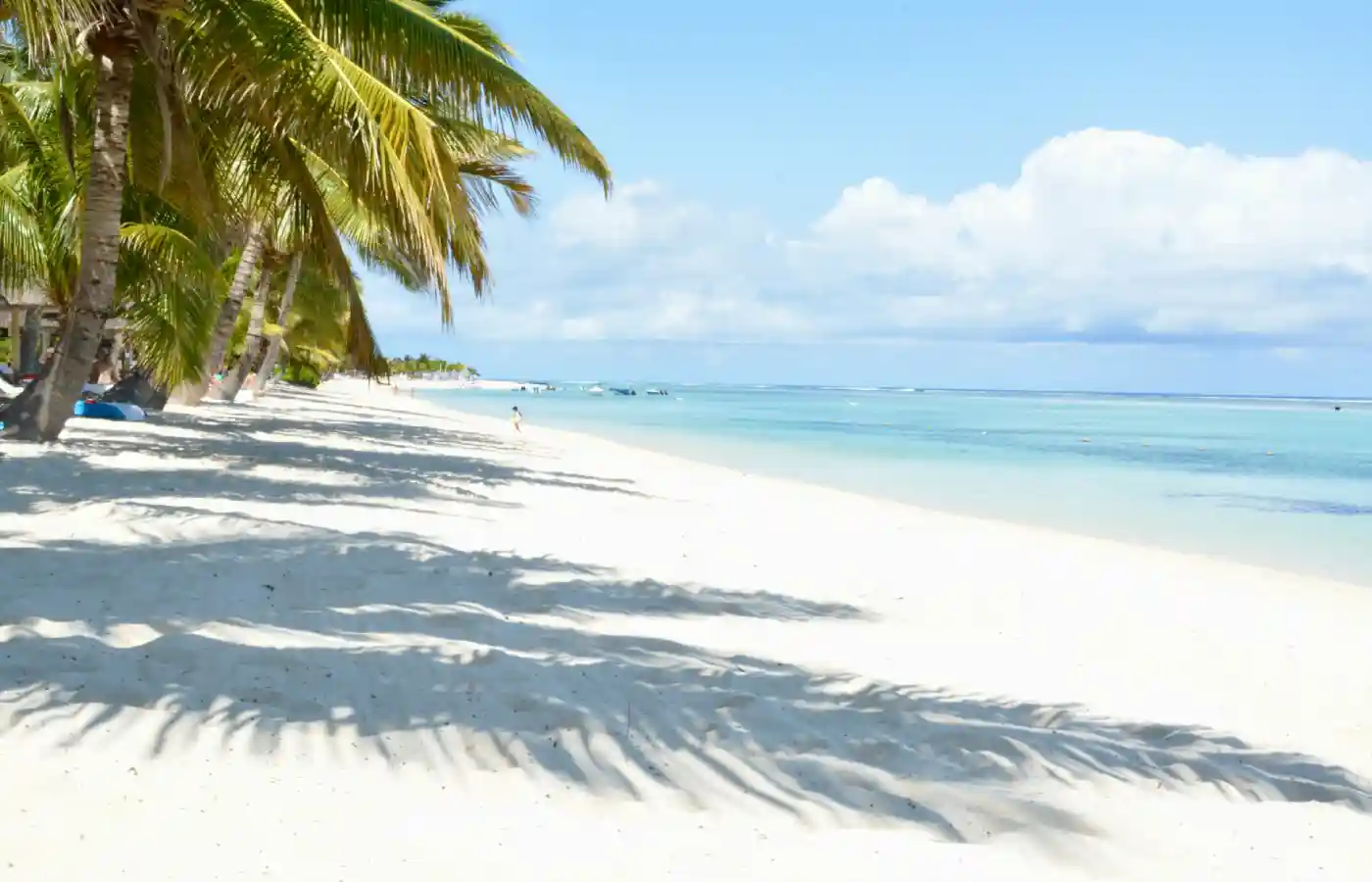 Le Morne beach at Mauritius.