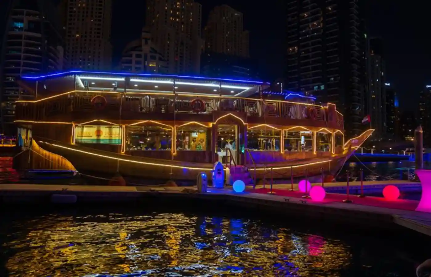 Dhow Cruise at Night.