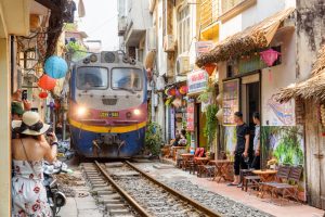 Enjoy a Thrilling Stroll at Hanoi Train Street