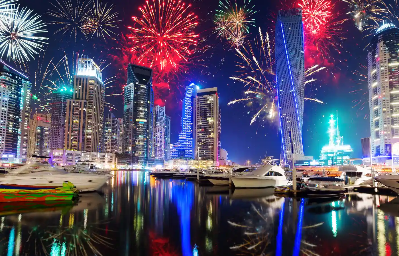 New Year Fireworks UAE