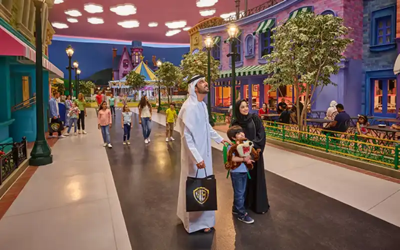 Gotham City at Warner Bros. World Abu Dhabi.