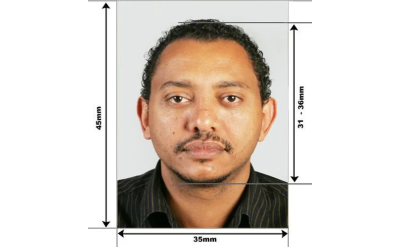Singapore visa photo dimensions in mm