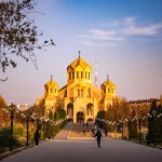 Front view of Saint Gregory the Illuminator Cathedral, Yerevan