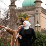 Woman exploring Central Asian countries