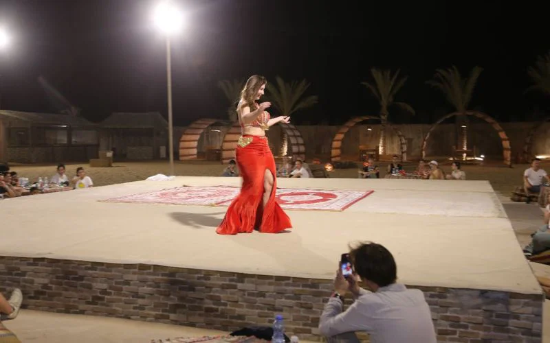 Tanoura dance at Abu Dhabi desert camp