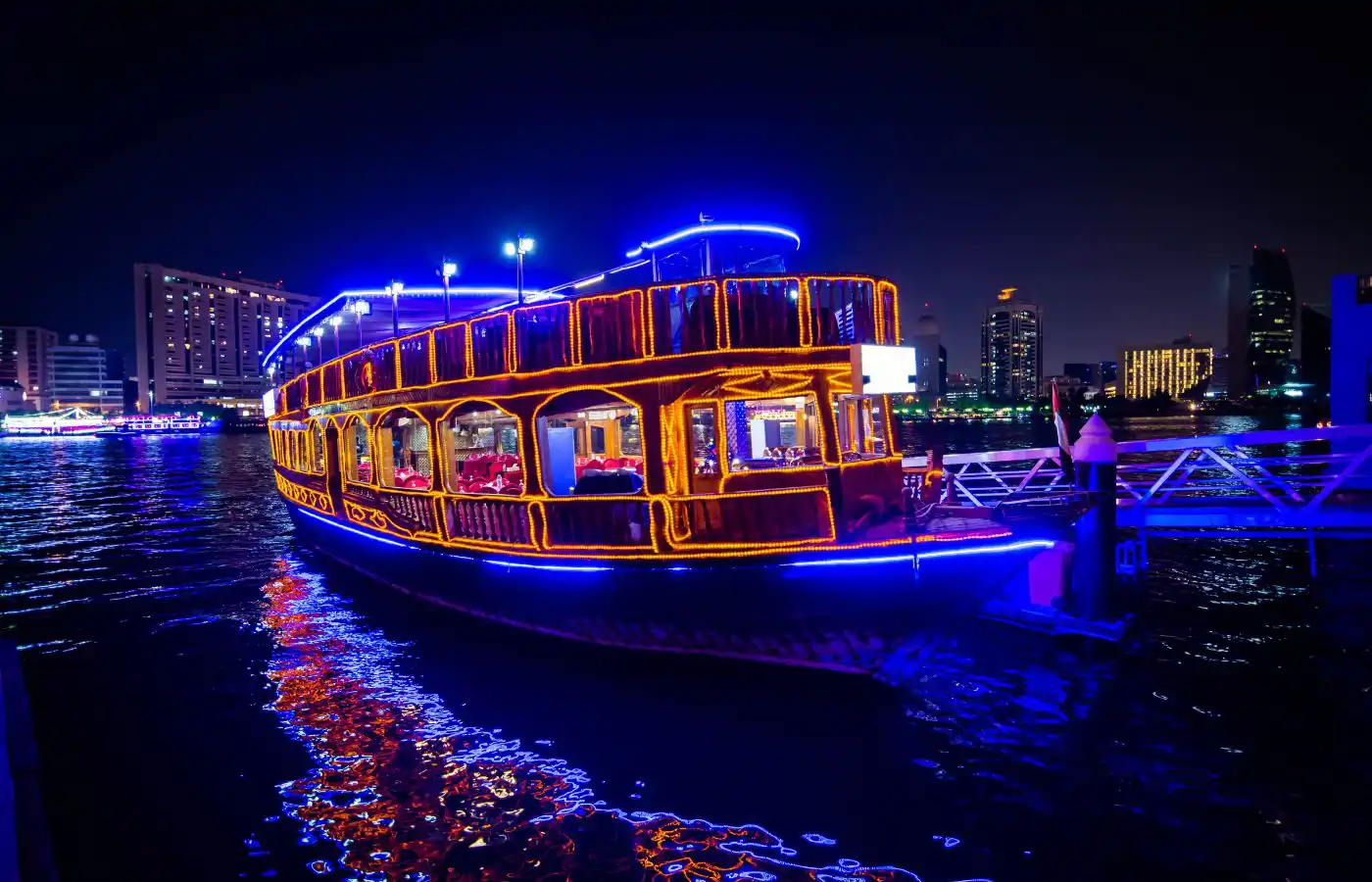New Year Eve dhow cruise experience with dinner and entertainment