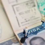 Visa photo with travelers