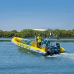 Yellow Boats ride offering thrilling water activities in Abu Dhabi