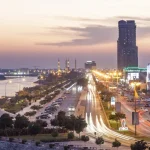 The skyline of Ras Al Khaimah