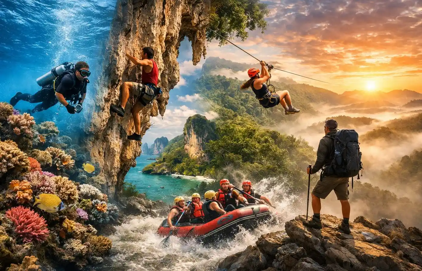 adventure activities in thailand