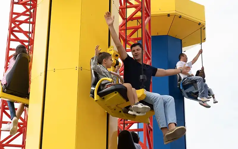 Kid Power Towers at Legoland in Dubai.