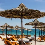 Beach in Sir Bani Yas island.